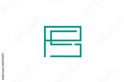 PS sp moderne letter logo