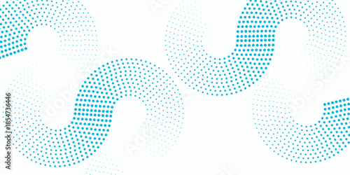 Bright blue minimal dotted lines abstract background. Geometric concept vector design,eps.10