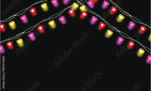 Romantic Heart String Lights for Valentine’s Day Decoration