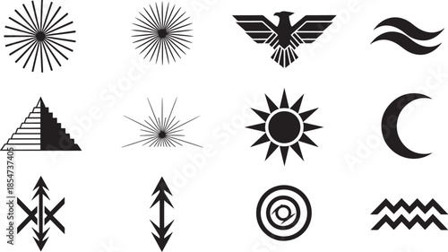 Tribal Symbols and Icons Representing Spirituality and Cultural Heritage
