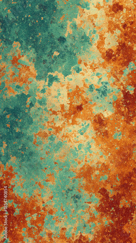 Pale orange and green abstract background with subtle grainy noise texture, soft color transitions, and a calm modern feel, ideal for minimalist designs, banners, posters, and copy space.