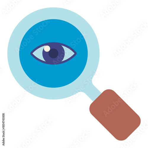 monitoring inspection flat icon