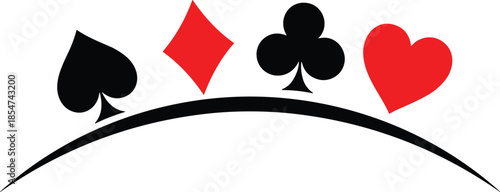 Playing, card, suits, symbols, spade, diamond, club, heart, casino, poker, gambling, game, deck, abstract, design, illustration, luck, strategy, concept