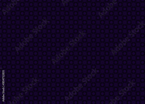 Intricate deep violet mandala pattern background for spiritual meditation yoga room design