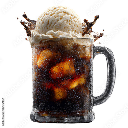 cup of coffee with ice cream