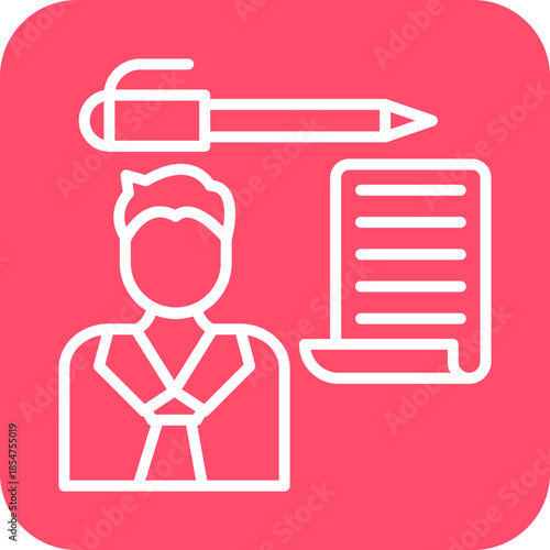Copywriter icon style