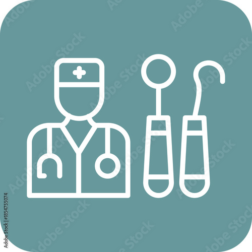 Dental Assistant icon style