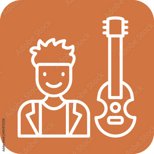 Musician icon style