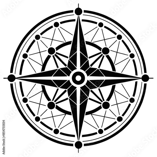 Sacred Compass of Cosmic Balance