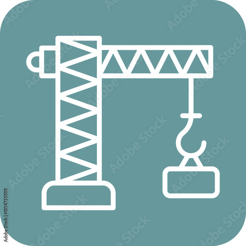 Crane icon style