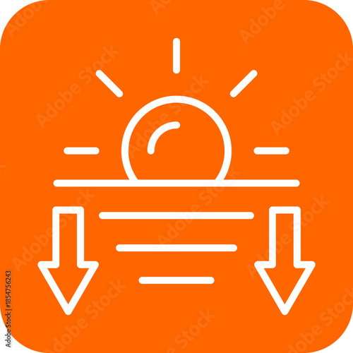 Sunset icon style