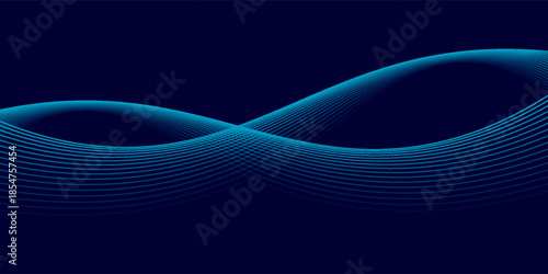 Dynamic digital equalizer and waveform display on a dark background, illustrating audio processing, sound visualization, or data analysis with glowing lines and abstract patterns.