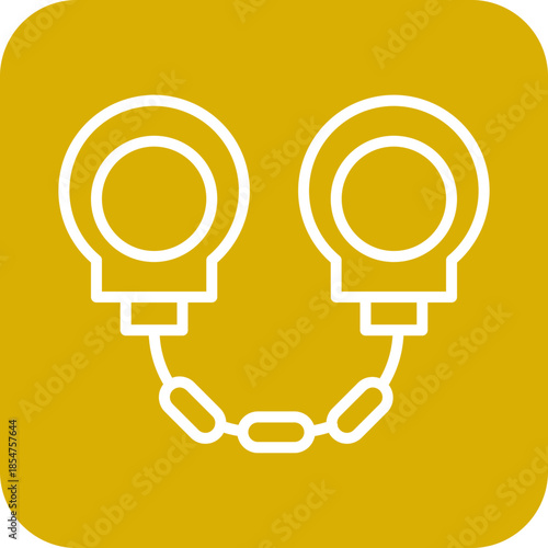 Hand Cuffs icon style