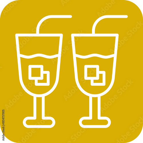Free Drinks icon style