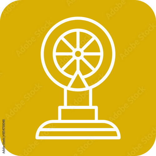 Lottery Wheel icon style