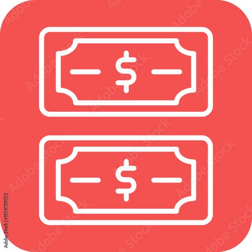 Dollar Bills icon style