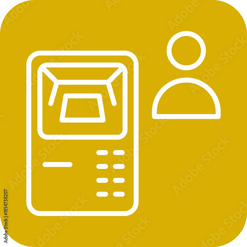 Withdrawal Starighte icon style