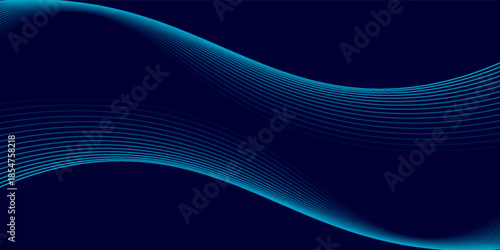 Dynamic digital equalizer and waveform display on a dark background, illustrating audio processing, sound visualization, or data analysis with glowing lines and abstract patterns.