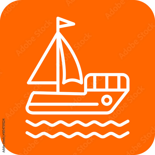 Sailing icon style