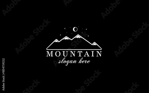 mountain-line-art-logo-simple-vector-illustration-creative-premium-template-sign-icon-vector-graphic-design-black-background-white-logo
