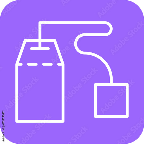 Tea Bag icon style