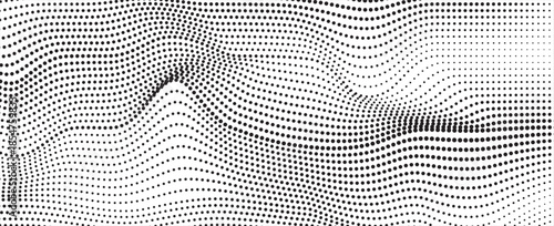 Black-white gradient halftone dots background. Pop art in vector illustration for your creative design. vector