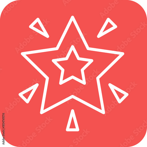 Glowing Star icon style