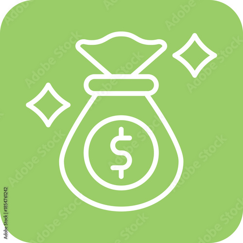 Money Bag icon style