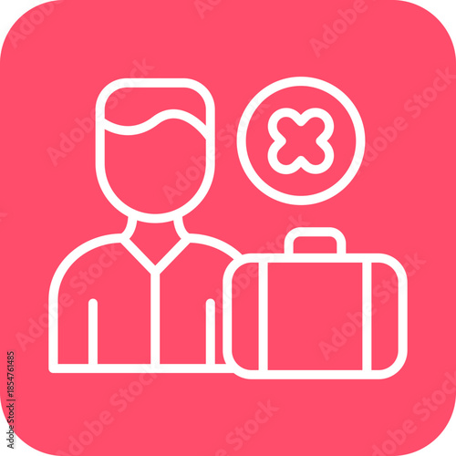 Unemployed icon style