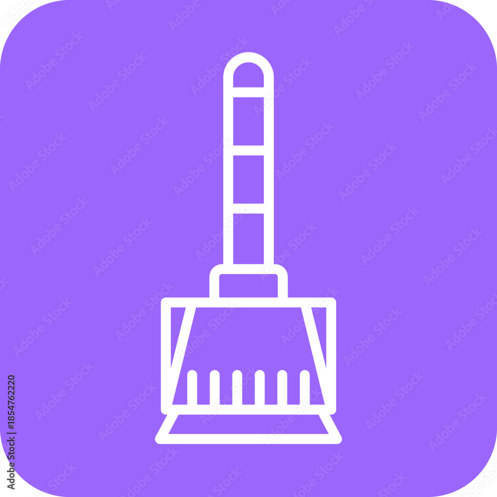 Obraz premium Dustpan icon style