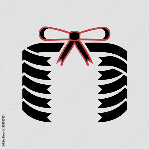 gift box with ribbon bow