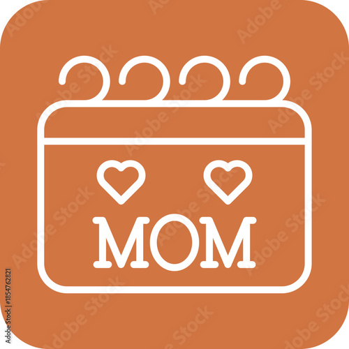 Mother Day icon style