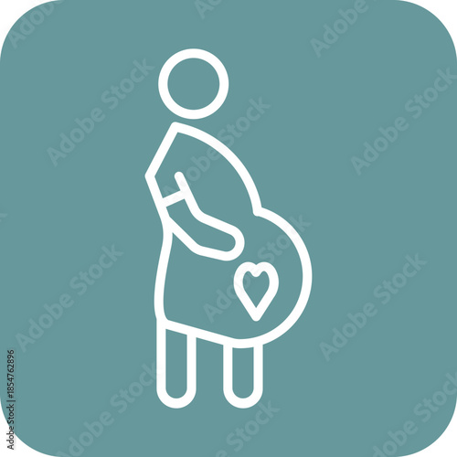 Pregnancy icon style
