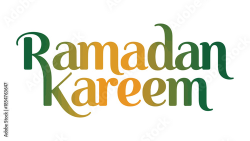 Ramadan Kareem: A festive and decorative greeting that captures the essence of this holy month. The design uses colors that suggest the warmth of the season.