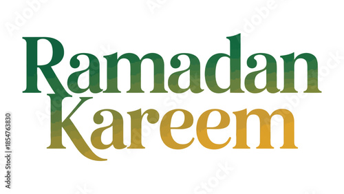 Ramadan Kareem: A festive and elegant greeting for the holy month of Ramadan, conveying blessings and goodwill.