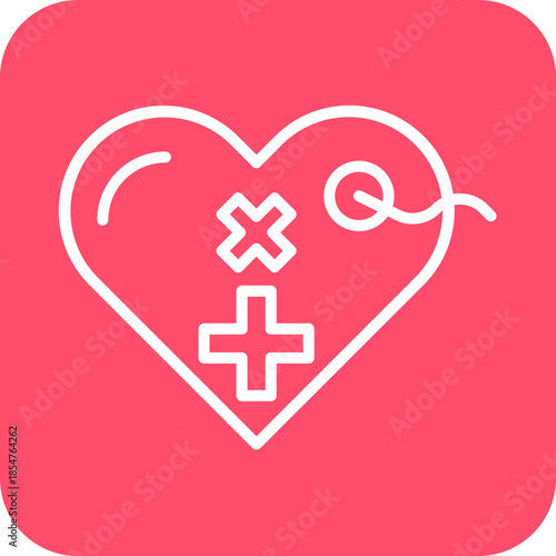 Heartworm Treatment icon style