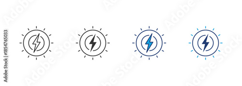 Power Icon Set Multiple Style Collection