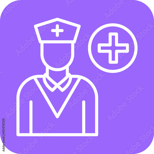 Caregiver Male icon style