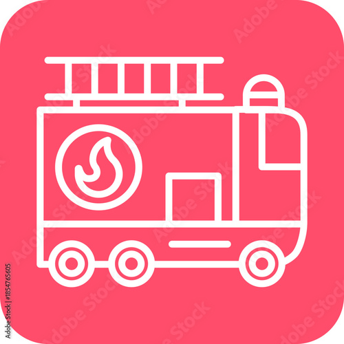 Firetruck icon style