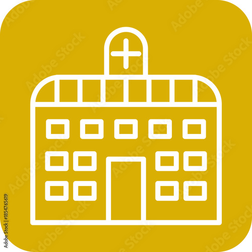Hospital icon style