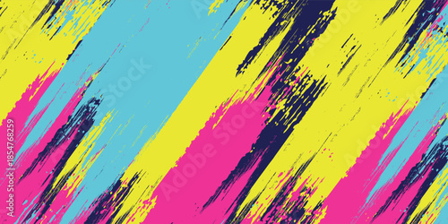 Bright grunge texture abstract background with neon pink brush. modern sports.