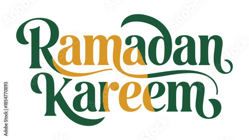 Ramadan Kareem: A beautiful image featuring Ramadan Kareem typography with an elegant style, perfect for expressing warm greetings during the holy month.
