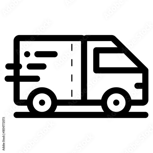 fast delivery service truck icon