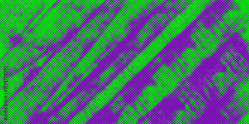 Urban grunge texture with neon punk aesthetic vector background. Halftone overlay features distressed paint effects, abstract patterns, and street art elements for bold graphic designs.