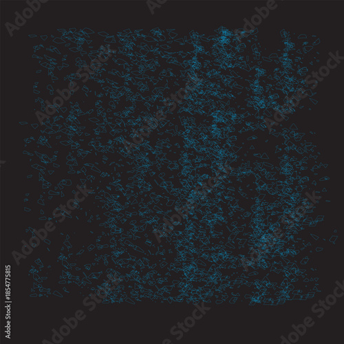 Dark background with blue specks scattered across the surface densely