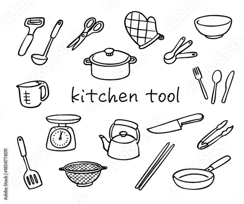 キッチンツール 手書き　