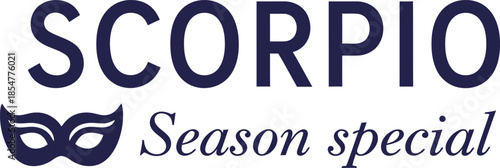 Scorpio Season Special typography vector design black purple graphic for t-shirt apparel sticker astrology merchandise print creative layout   cut file silhouette cricut