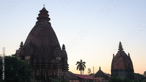Foto India, Assam, Sivasagar, Beautiful Evening View of Lord Shiva Temple, The 18th Century Monument Built During the Ahom Dynasty