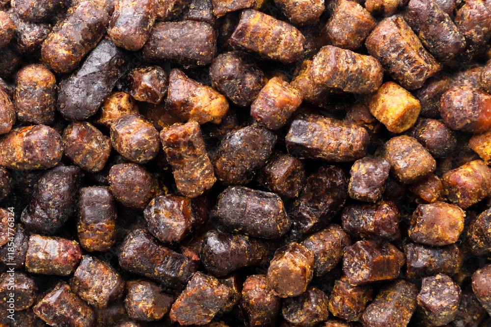 Obraz premium Bee bread background. Top view