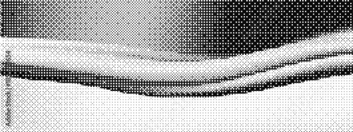 Bitmap bit black with dither pixel and pattern gradient for bg 8 background. Game screentone semitone and degrade spread with interface geometric and arcade retro illustration. Square tile and duotone